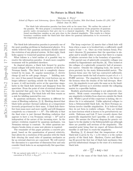 Arxiv:2106.03715V2 [Hep-Th] 17 Jun 2021