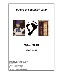 Barefoot College Tilonia