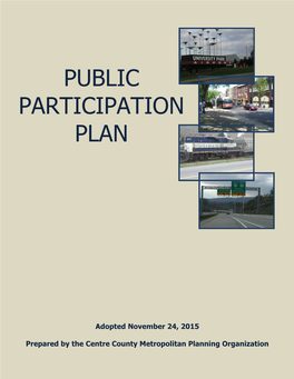 Public Participation Plan