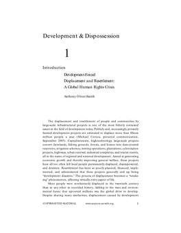 Development & Dispossession