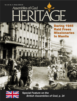 Assemblies of God Heritage Is a History Magazine Committed to Telling the Heritage, 1445 N