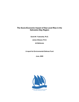 Socio-Economic Impact of Sea Level Rise in the Galveston Bay Region