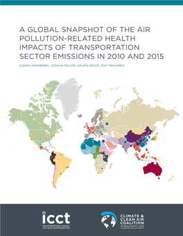 A Global Snapshot of the Air Pollution-Related Health Impacts of Transportation Sector Emissions in 2010 and 2015