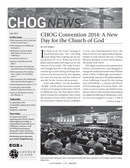 CHOG Convention 2014