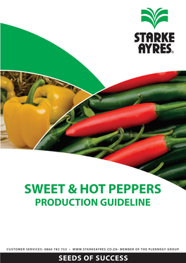 Sweet & Hot Pepper Production Guideline 2014