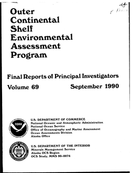 Outer Continental Shelf Environmental Assessment Program Final