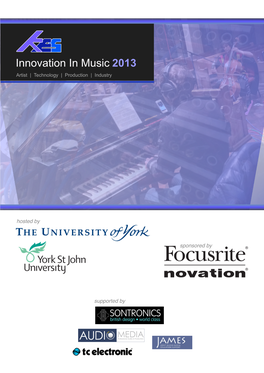 20131203 Inmusic13 Programme for Justin