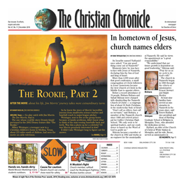 In Hometown of Jesus, Church Names Elders the Rookie, Part 2