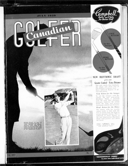 Canadian Golfer, July, 1939