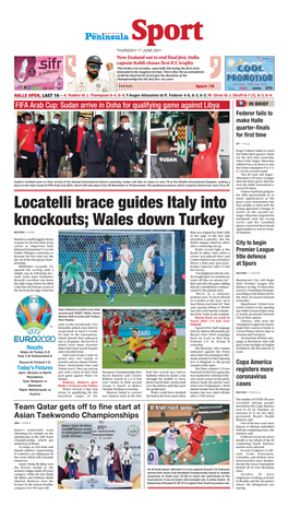 Locatelli Brace Guides Italy Into Knockouts