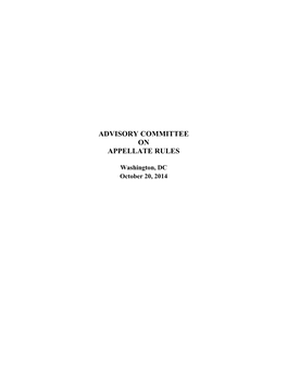 Advisory Committee on Appellate Rules