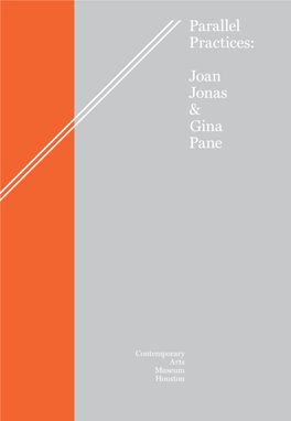 Joan Jonas & Gina Pane