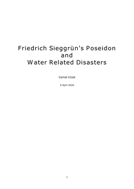 Friedrich Sieggrün's Poseidon and Water Related Disasters