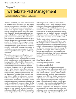 Invertebrate Pest Management