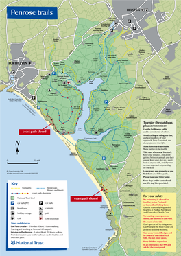 Penrose Trails HELSTON Rc Old Cattle Market Y Coronation R Boating Lake Penrose Y Amenity Area Y