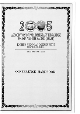 Association of Parliamentary Librarians 0 F Asia and The