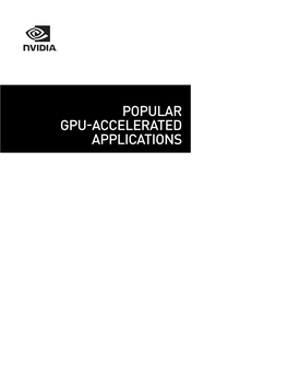 NVIDIA GPU Accelerated Applications Catalog