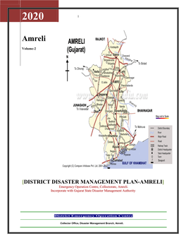 DISTRICT DISASTER MANAGEMENT PLAN-AMRELI] Emergency Operation Centre, Collectorate, Amreli
