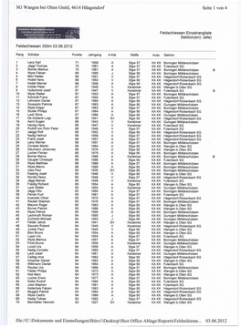 SG Wangen Bei Olten Gnod, 4614 Haagendorf Seite 1Von 4