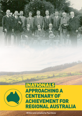 Approaching a Centenary of Achievement for Regional Australia