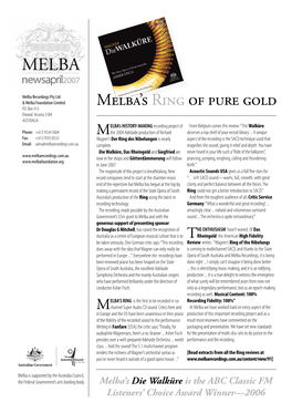 Melba's Ring of Pure Gold