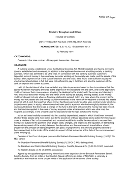 [1914-15] All ER Rep 622 HEARING-DATES: 8, 9, 1