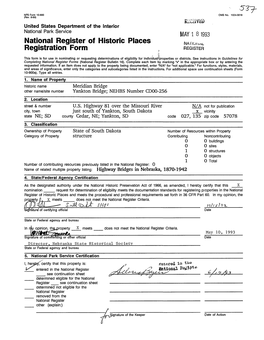 National Register of Historic Places Continuation Sheet