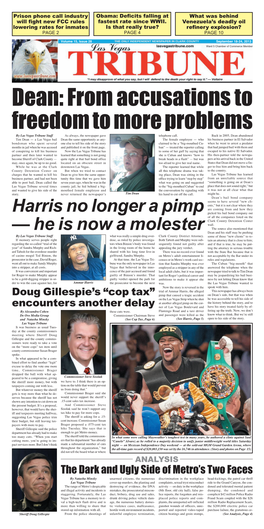 Harris No Longer a Pimp — He Is Now a Molester