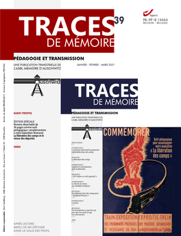 Traces De Mémoire N O 39