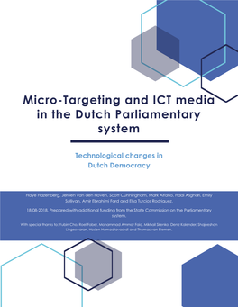 Micro-Targeting and ICT Media in Dutch Parliamentary
