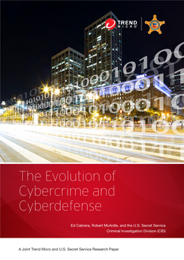 The Evolution of Cybercrime and Cyberdefense