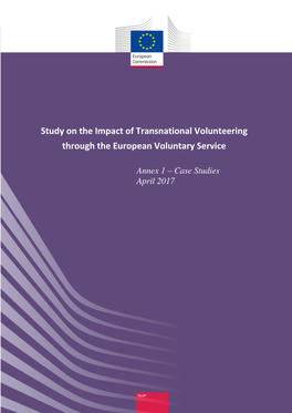 Study on the Impact of Transnational Volunteering Through the European Voluntary Service