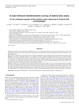 A Near-Infrared Interferometric Survey of Debris-Disc Stars. IV