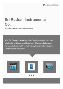 Sri Rudran Instruments Co