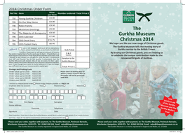 The Gurkha Museum Christmas 2014