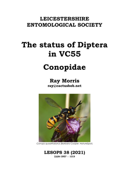 Conopidae VC55 Status