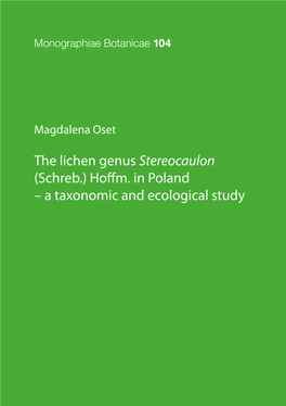 The Lichen Genus Stereocaulon (Schreb.) Hoffm. in Poland