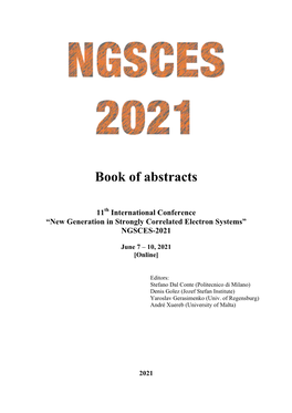 Book of Abstracts