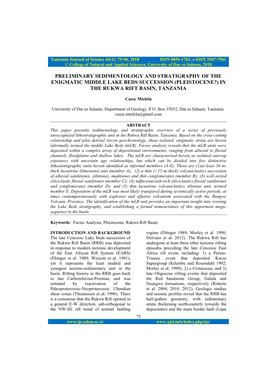 Hapter 3 Sedimentology of the Newly Identified Middle Lake Beds Unit In