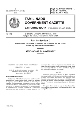 139] Chennai, Monday, March 23, 2020 Panguni 10, Vikari, Thiruvalluvar Aandu–2051