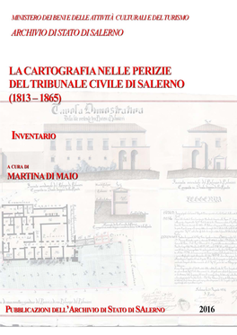 La Cartografia Nelle Perizie Del Tribunale Civile Di Salerno 1813