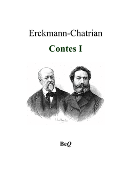 Erckmann-Chatrian Contes I