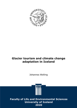 Glacier Tourism and Climate Change Adaptation in Iceland