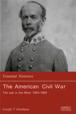 The American Civil War the War in the West 1863-1865