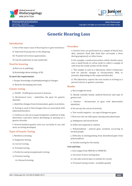 Genetic Hearing Loss