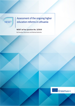 Assessment of the Ongoing Higher Education Reforms in Lithuania