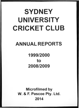 Sydney University Cricket Club