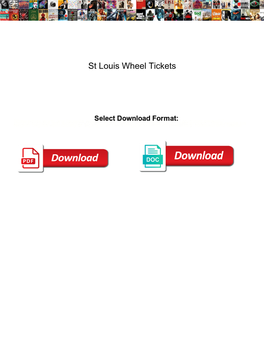 St Louis Wheel Tickets