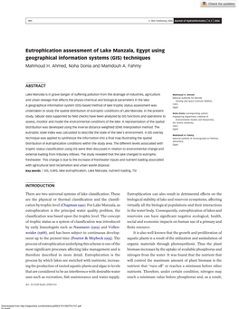 GIS) Techniques Mahmoud H