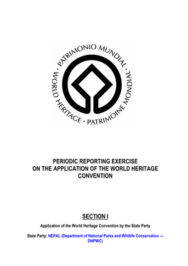 National Periodic Report on the Application of the World Heritage Convention in Nepal, 2003